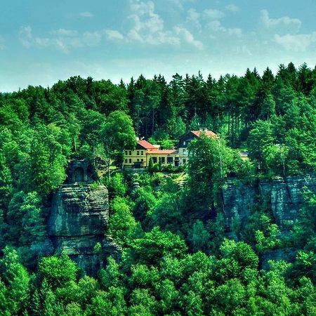 Hotel Garni Belveder Hřensko Dış mekan fotoğraf