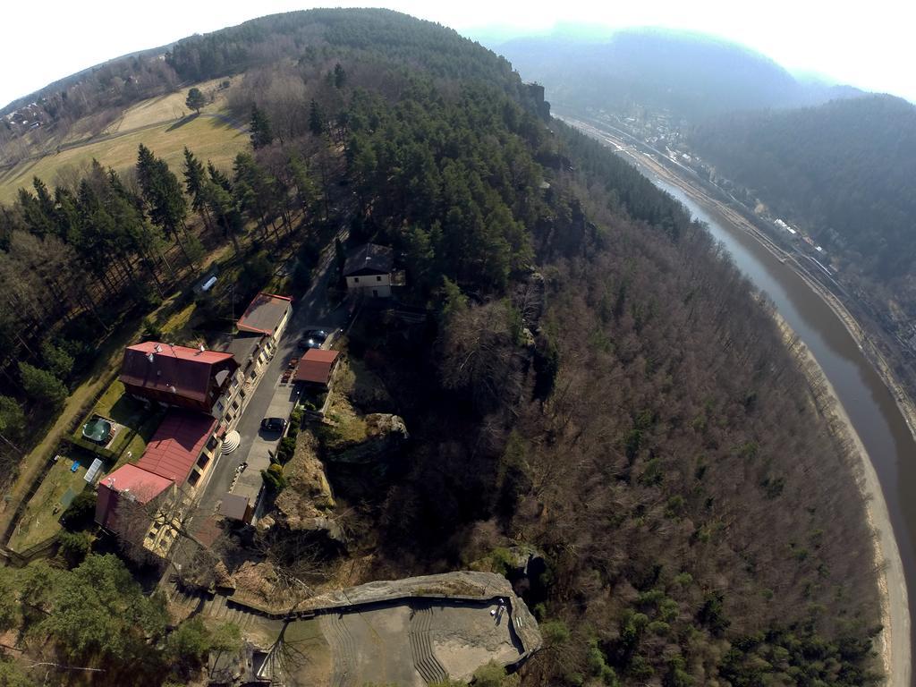 Hotel Garni Belveder Hřensko Dış mekan fotoğraf
