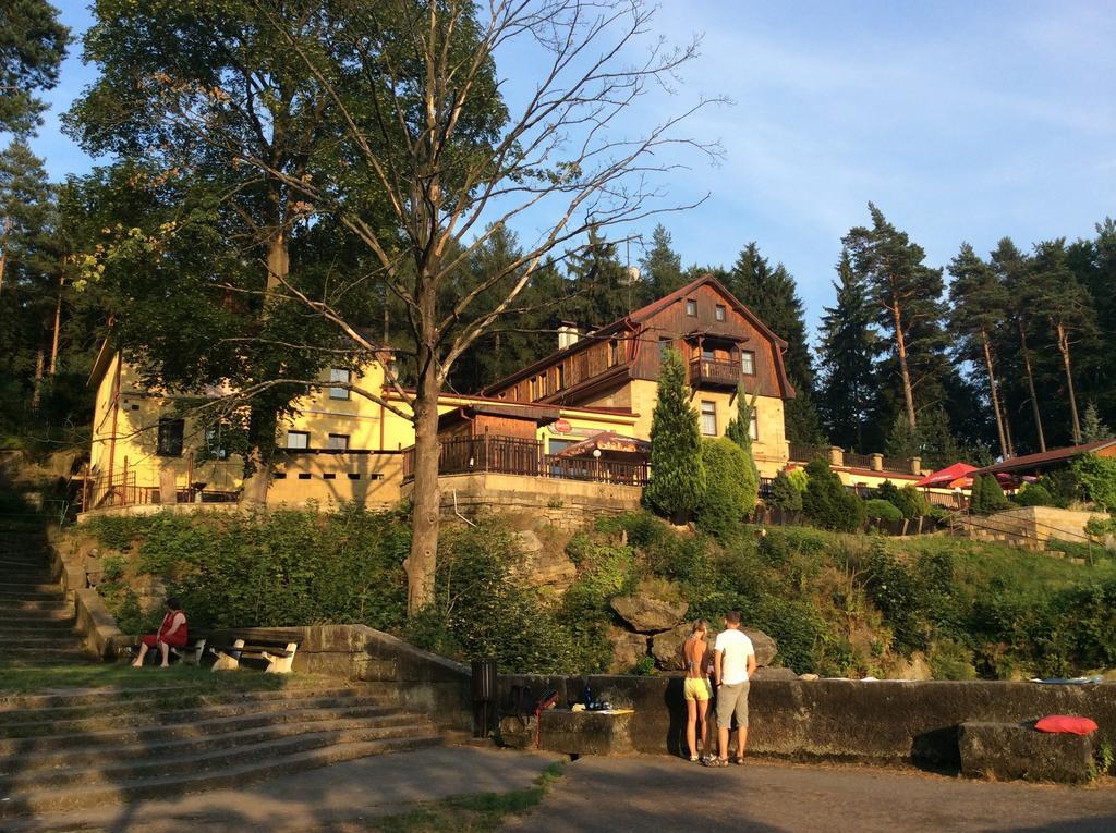 Hotel Garni Belveder Hřensko Dış mekan fotoğraf