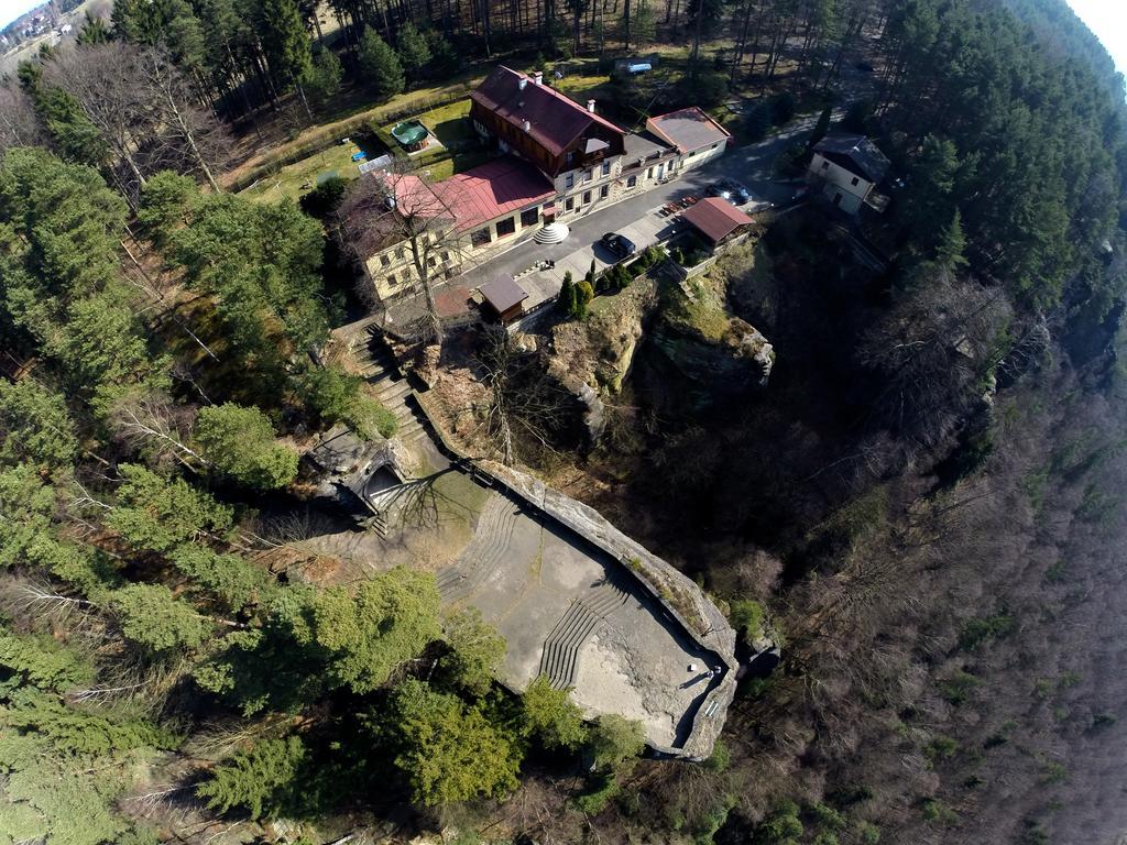 Hotel Garni Belveder Hřensko Dış mekan fotoğraf