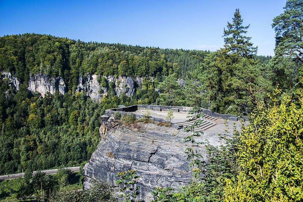 Hotel Garni Belveder Hřensko Dış mekan fotoğraf
