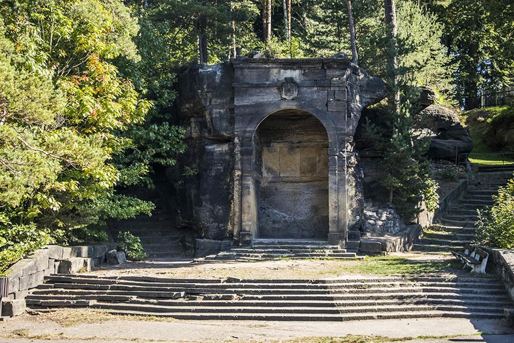 Hotel Garni Belveder Hřensko Dış mekan fotoğraf